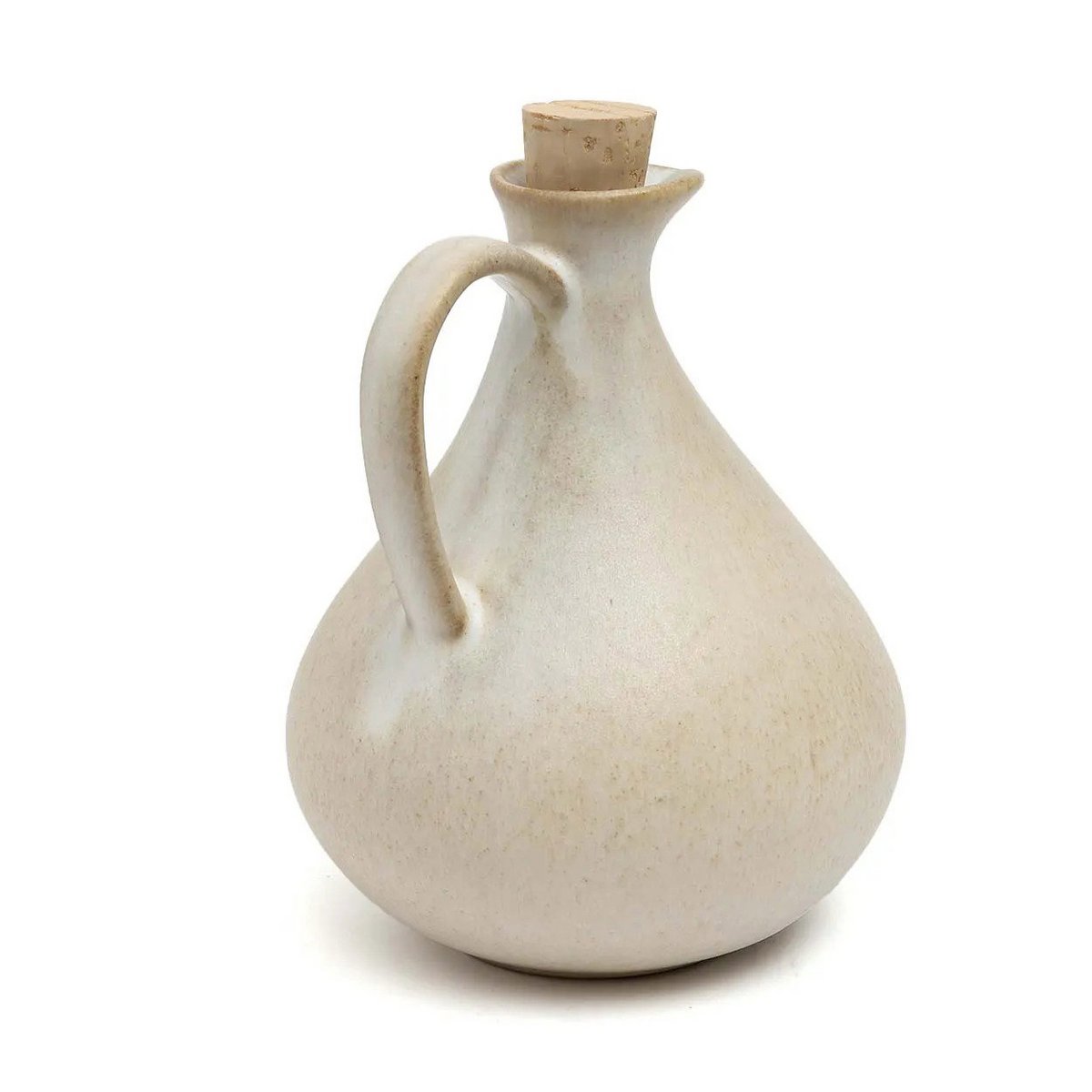 Détail du col élancé de la bouteille d'huile d'olive N°80