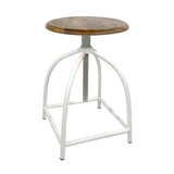 Tabouret pivotant ensemble de 2 pièces tabouret de bar tabouret chaise pivotante réglable en hauteur Liverpool bois métal cadre