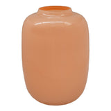 Vase pastel pêche en verre