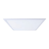 Panneau LED Light "Nico", lampe à plafond métallique fonctionnelle et le plastique en blanc, avec des LED fixes et de nombreuses fonctions, idéales pour le bureau, la pratique ou l'atelier, env. 45 x 45 cm