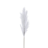 Plumeau J-Line en tissu blanc - mise en scène dans un salon