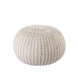 Pouf Premium Ø45 cm Seat tabouret à tricot Pouf à l'intérieur de la terrasse Pool Garden Sustainable