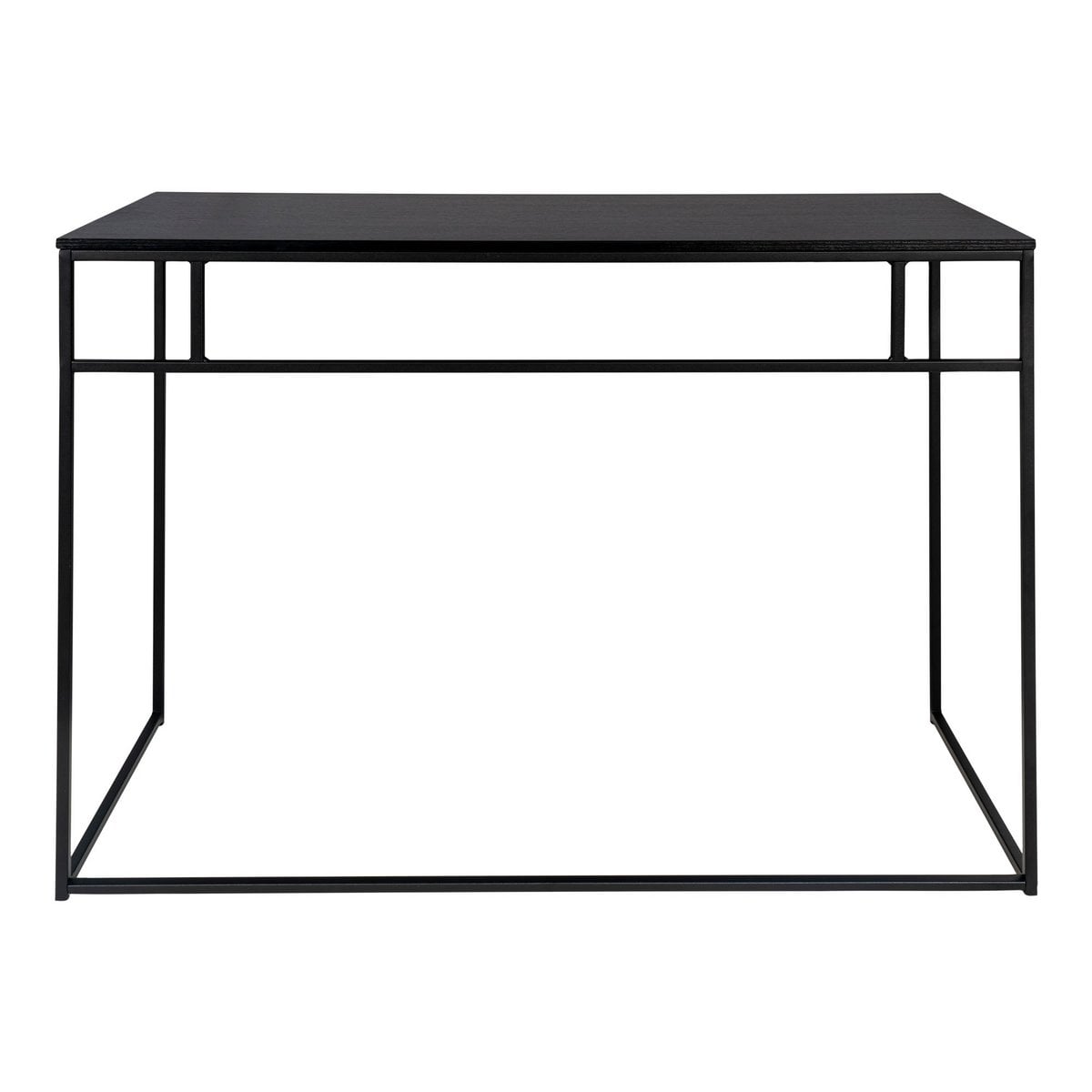 Finition noire du Bureau Vita, gros plan