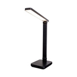 Lampe de table à LED "moteur" noir, métal et plastique, 38 cm de haut, dimmable, changeur de couleur CCT