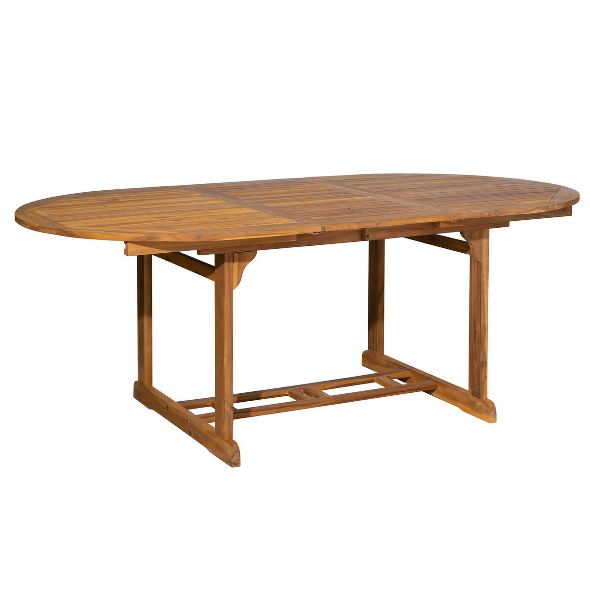 Table de jardin extensible en bois d'acacia