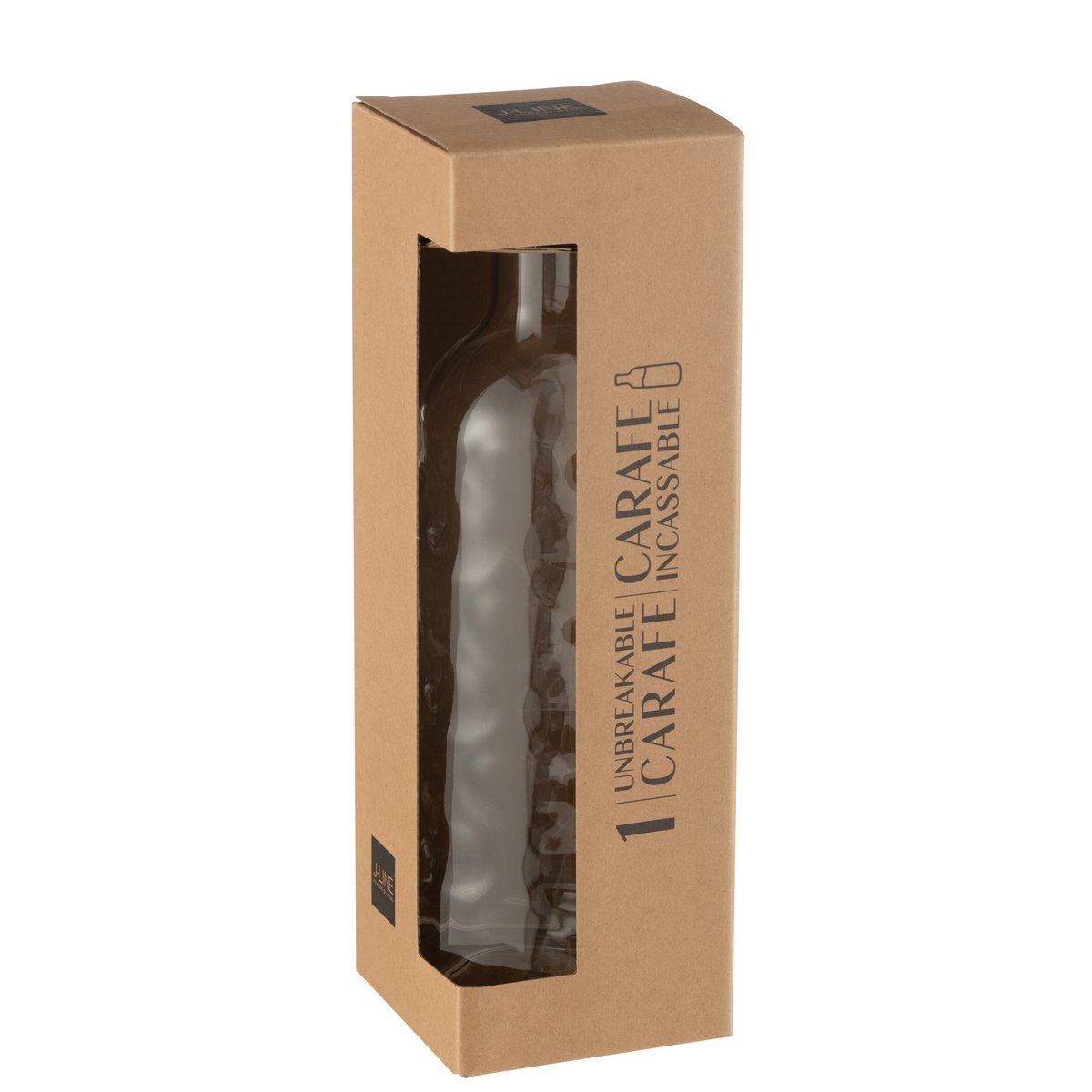 Coffret cadeau de la bouteille J-Line, présentation élégante