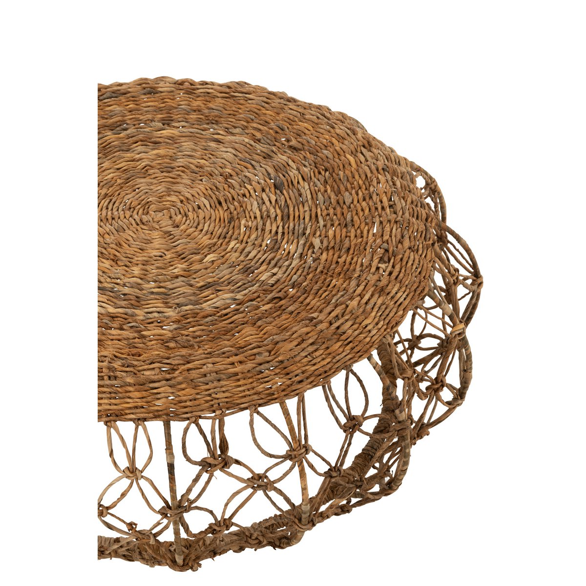 Détail du design de la table basse Soucoupe J-Line