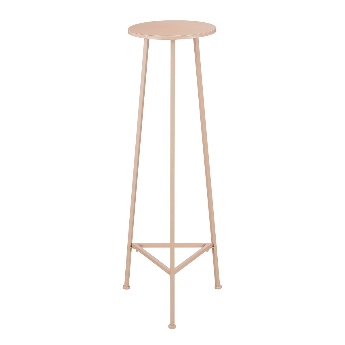 Table à plantes Adine rose clair avec design élégant et moderne