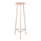 Table à plantes Adine rose clair avec design élégant et moderne