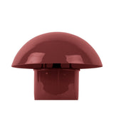 Détail de la finition émaillée brillante de la lampe Fat Mushroom