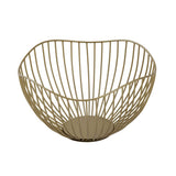 Panier de fruits Métal de 16 pièces Ø 25 h 14 cm Panier à pain Ensemble de fruits 2 x 8 pu