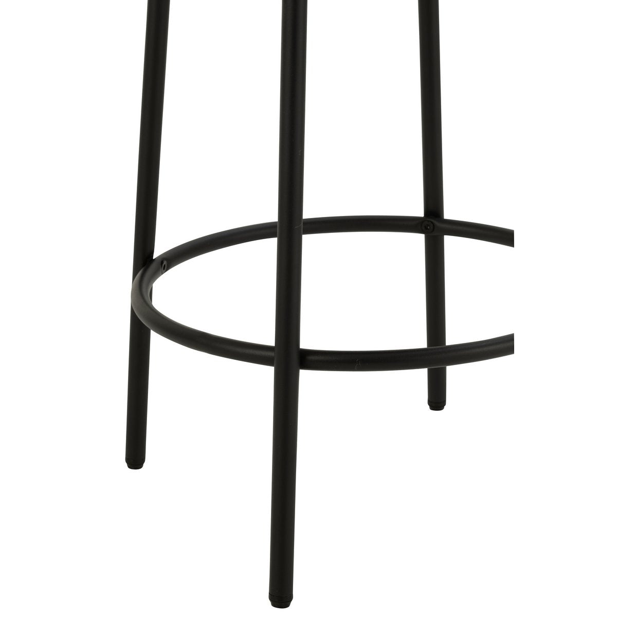 Détail du tabouret de bar J-Line, finition moderne et élégante