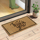 Tapis coco 60 x 40 cm paillasson paillasson paillasson tapis anti-poussière porte d'entrée