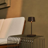 Lampe de table sans fil Sarphati Mini moka marron