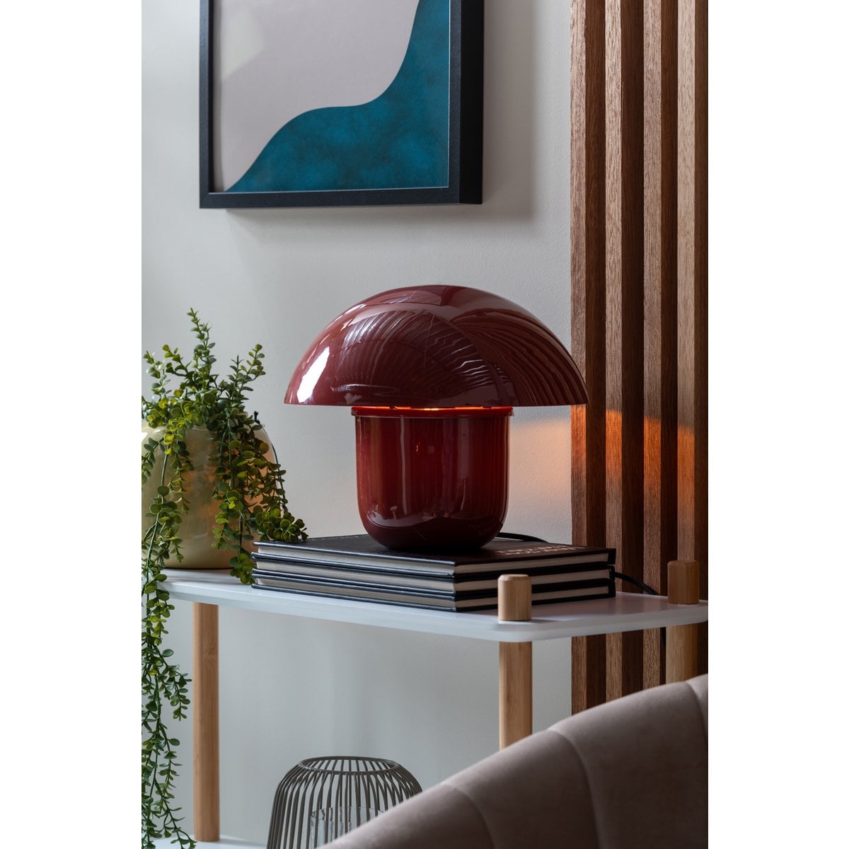 Lampe Fat Mushroom de Leitmotiv, ambiance intérieure chaleureuse