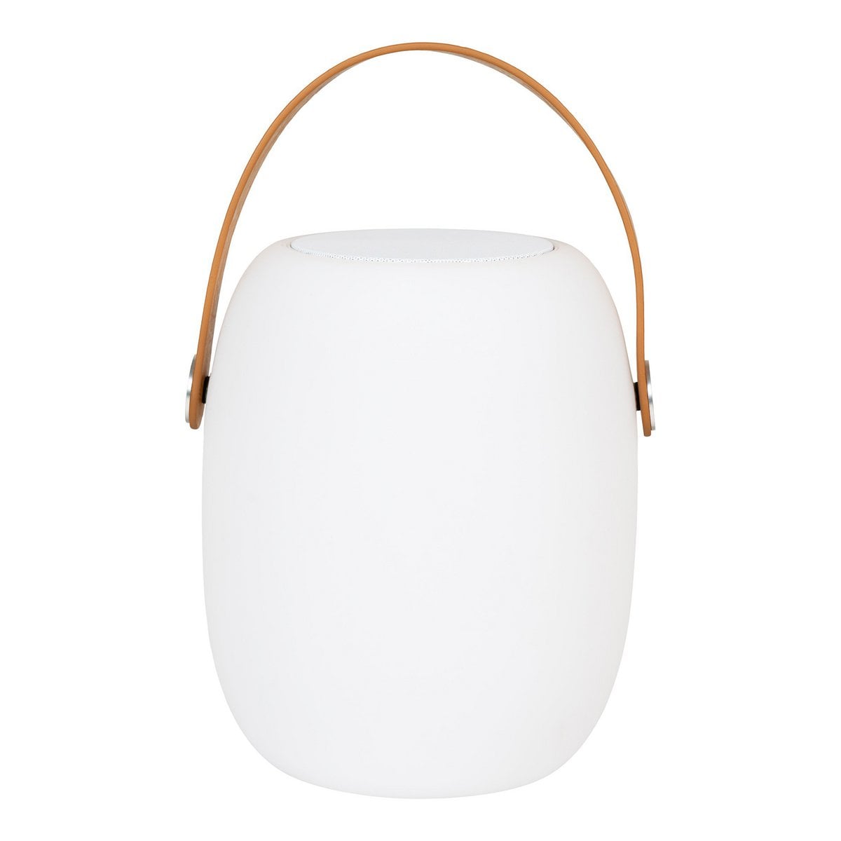 Lampe LED Cardiff avec dragonne en cuir marron