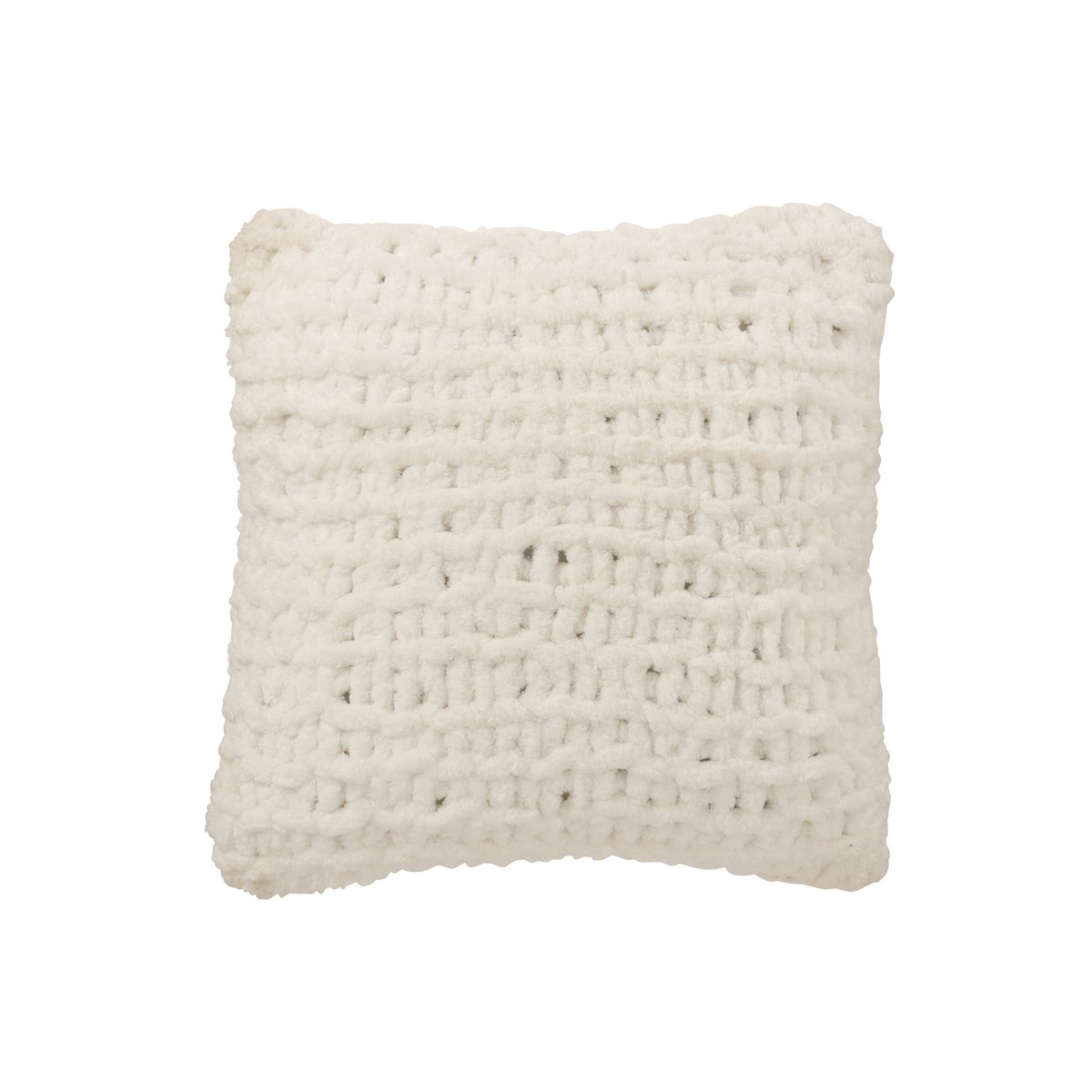 Coussin J-Line blanc et rouge en polyester, élégant et confortable
