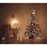 Décorations de Noël LED "Reindeer" en plastique résistant aux intempéries, avec des LED fermement intégrées
