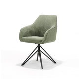 Blues Armchair - Ribs Green - Tourne le pied