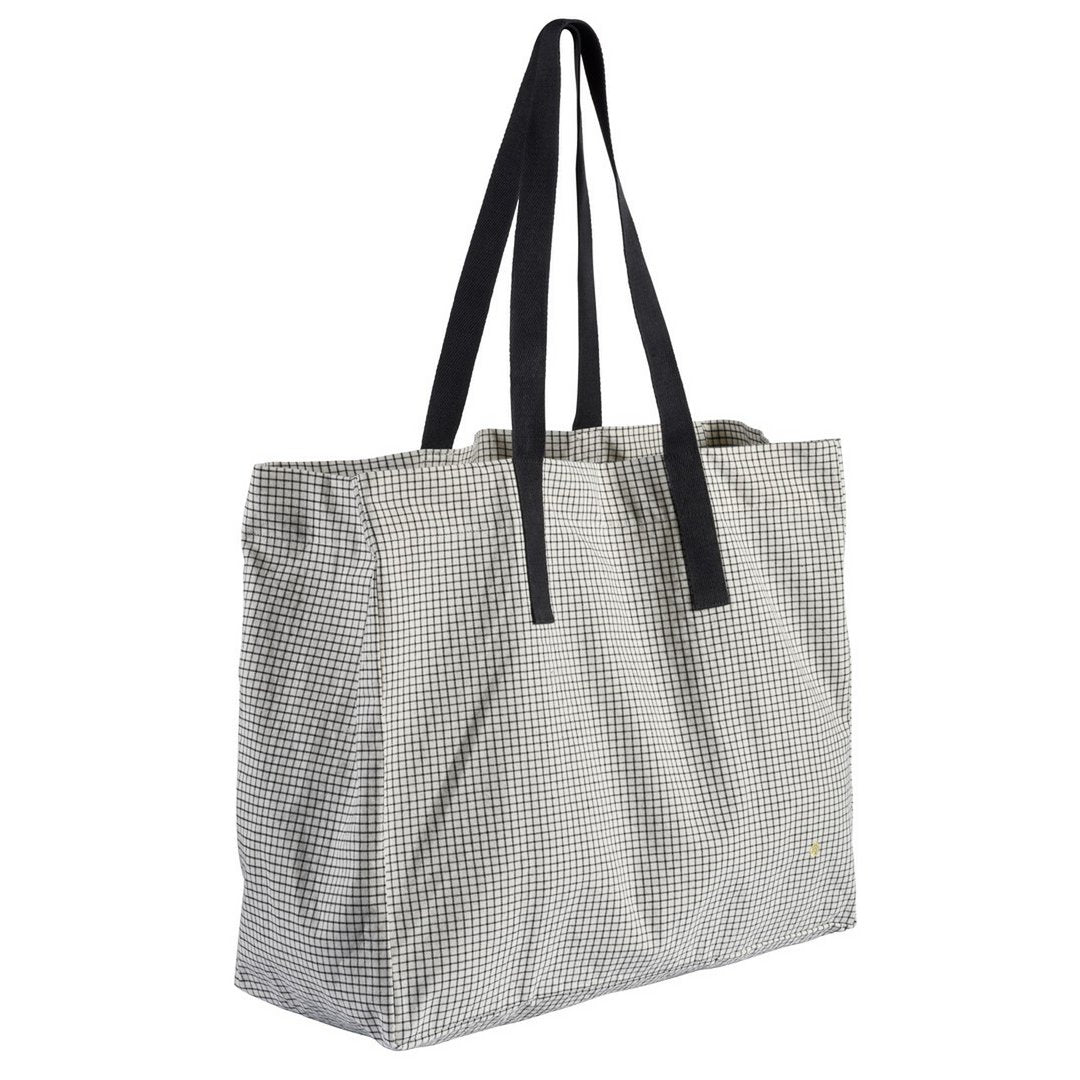 Sac de courses en coton beige avec logo VIVARAISE sur fond blanc