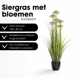 Plante artificielle ornementale violette
