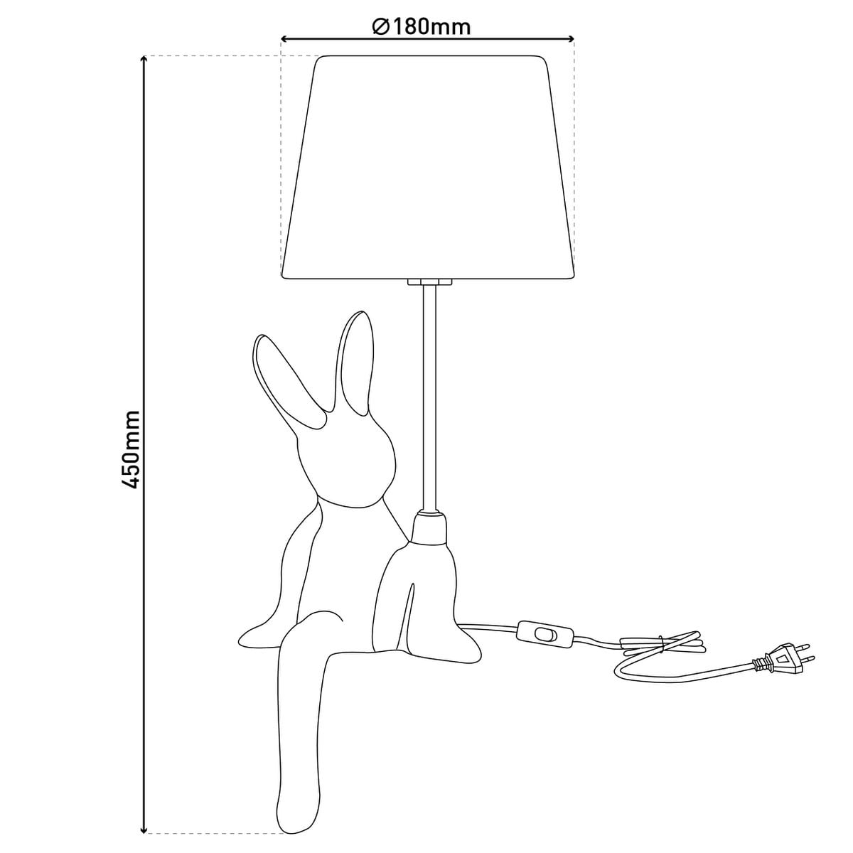 Lampe Helge sur une table de nuit avec un livre