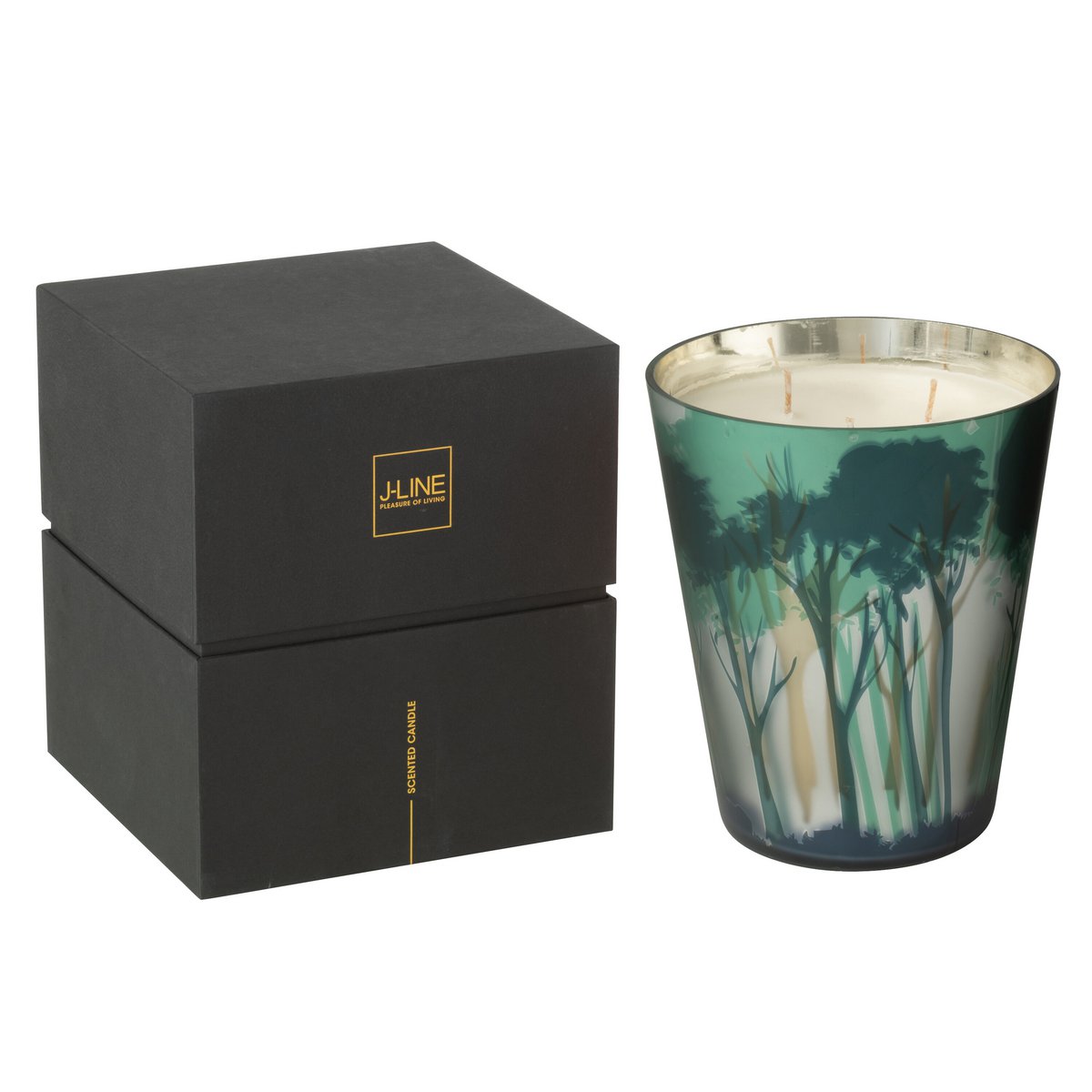 Bougie J-Line Noa Bos - mise en scène élégante sur une table