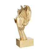 Sculpture Papillons Dorée sur support, élégance et détails raffinés
