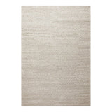Tapis Mandi - Vue d'ensemble du tapis tissé main en gris et blanc