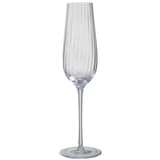 Verre à champagne J-Line Strepen, vue de profil montrant la hauteur