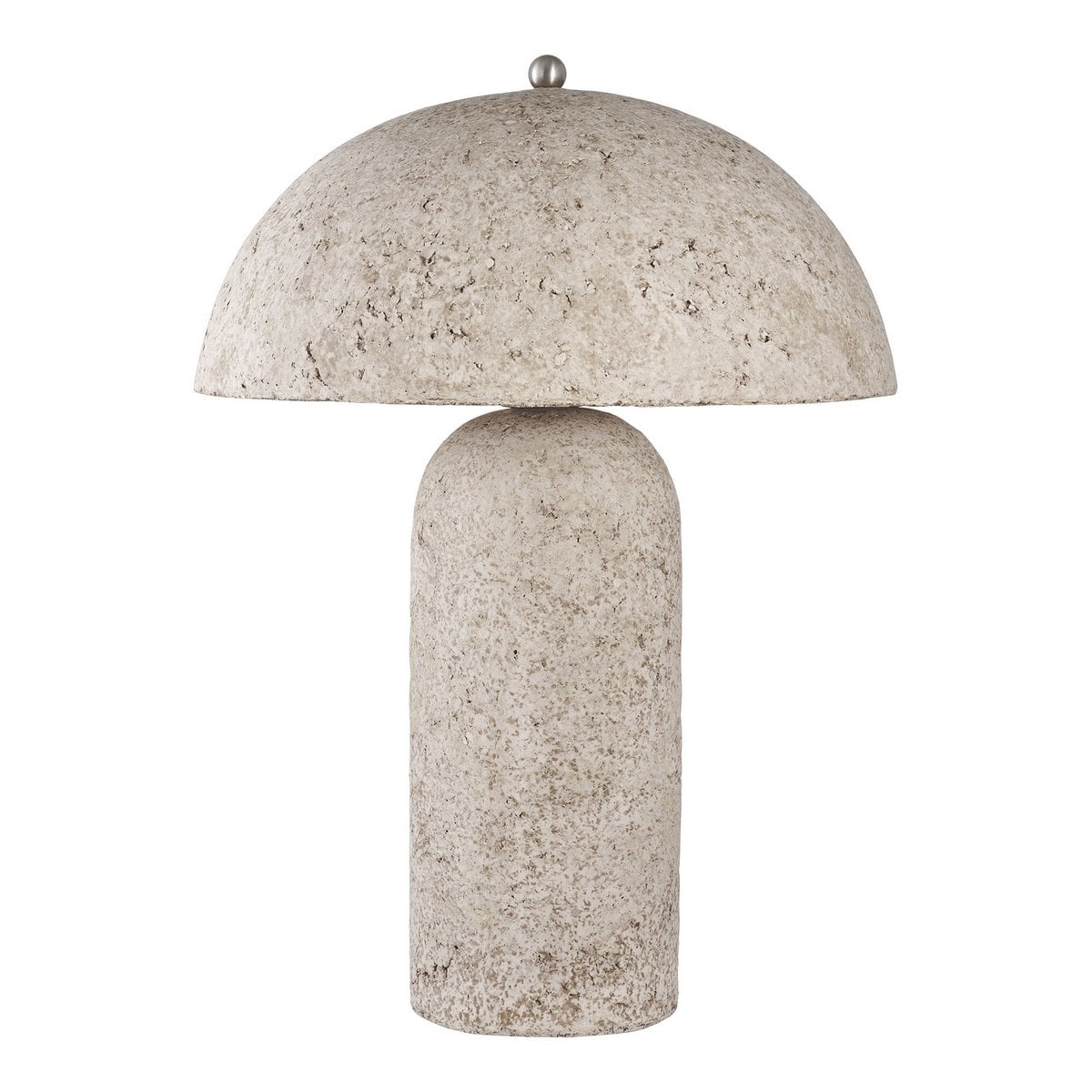 Lampe de table Astley en papier mâché avec cordon gris pierre