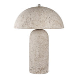Lampe de table Astley en papier mâché avec cordon gris pierre