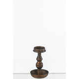 Bougeoir J-Line Métal Antique Marron