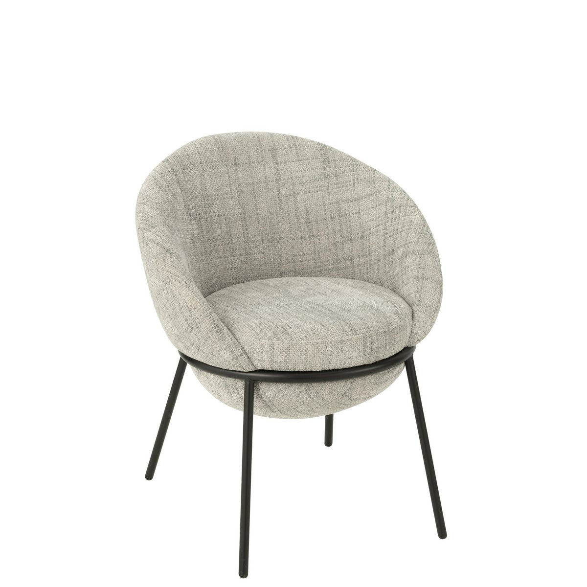 Chaise J-Line dans un espace de vie, décoration raffinée