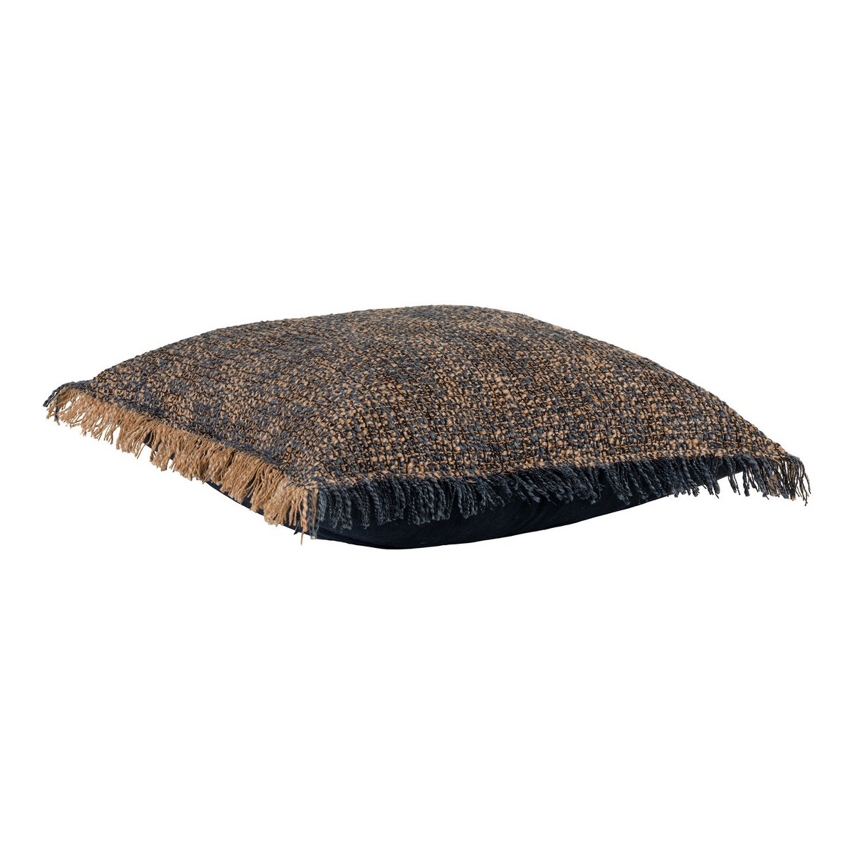 Coussin Ely dans un salon bohème, ajoutant une touche de couleur