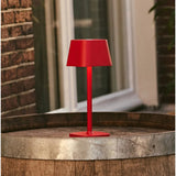 Lampe de table rechargeable rouge Ava Berry