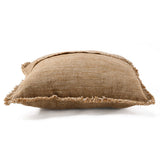 Housse de Coussin à Franges Sahara - Marron Naturel - 50x50
