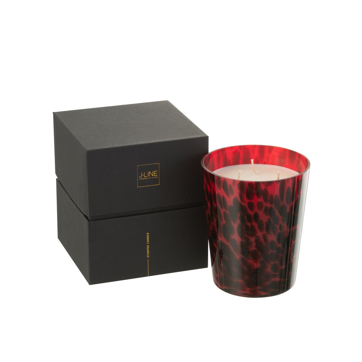Vue de la bougie parfumée J-Line Noa, design raffiné et moderne