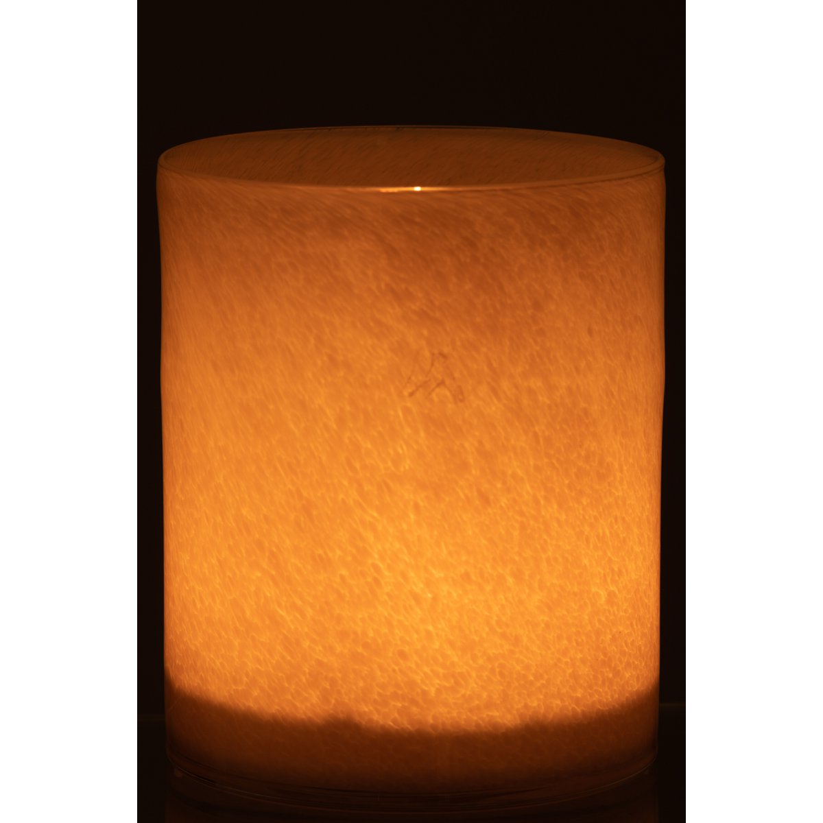 Bougeoir J-Line Windlicht Jade sur table en bois