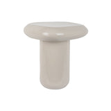 Vue de détail de la Table d'Appoint Roca Haute, design organique