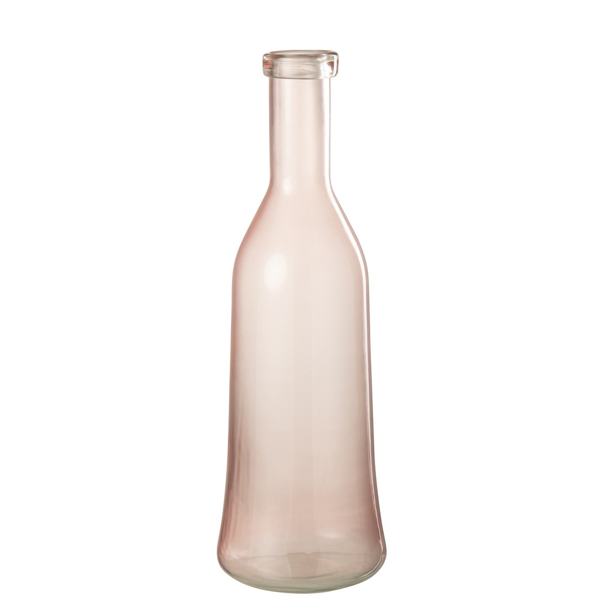 Détail du vase Bruni J-Line, design contemporain en verre