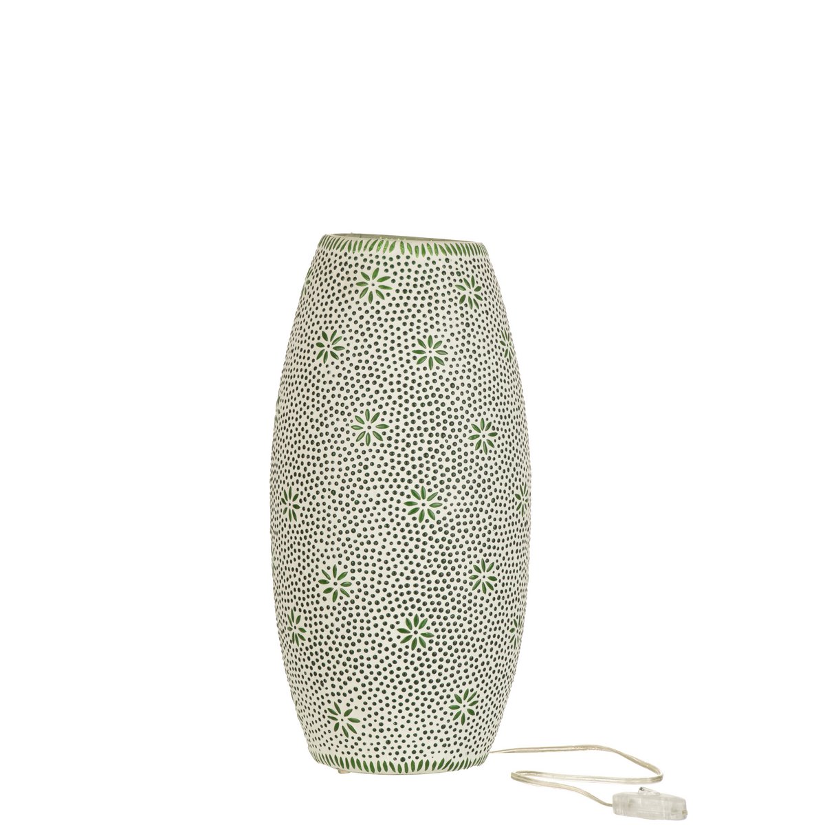 Lampe J-Line Bram en verre vert, vue avant