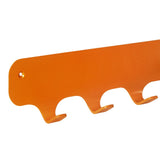 Gorillz Rounded Seven - Porte-manteau mural - 7 crochets pour porte-manteaux - Orange