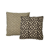 Coussin Es Vedra noir 45x45