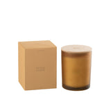 Bougie J-Line Santal Satiné jaune, vue de face