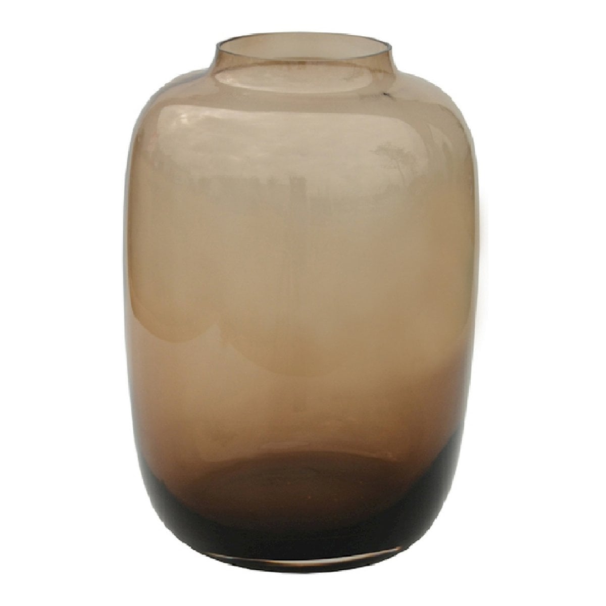 Vase Artic Taupe, vue de côté, design contemporain