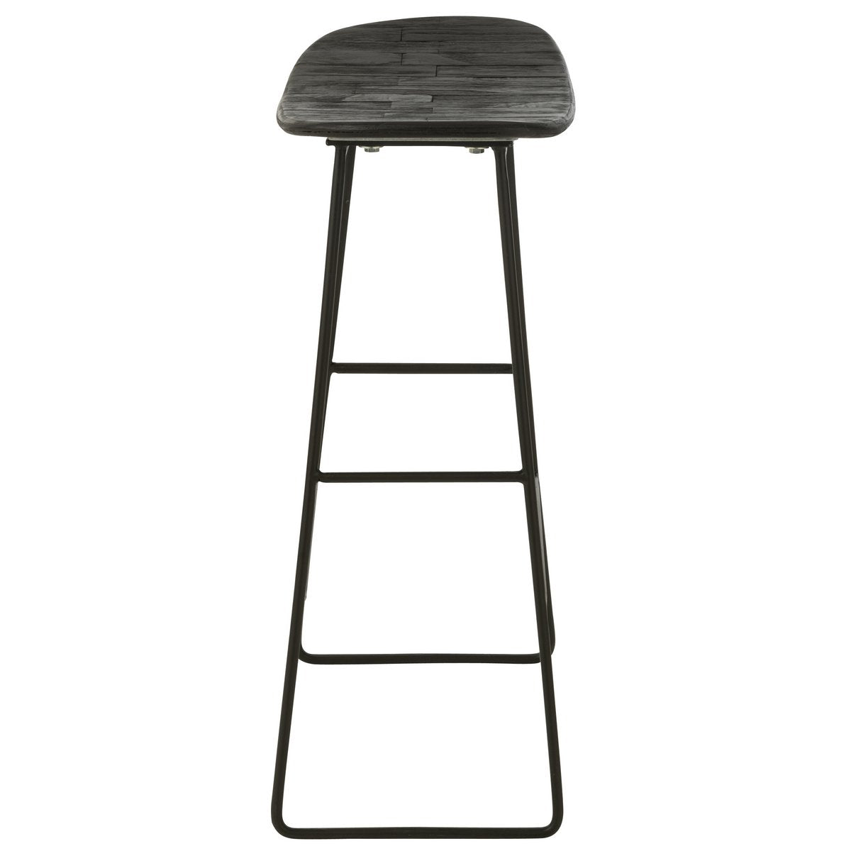 Chaise J-Line rectangulaire sur une table haute