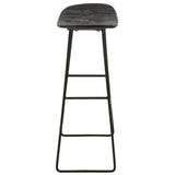 Chaise J-Line rectangulaire sur une table haute