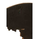 Vue latérale de la décoration murale J-Line Carte du Monde en bois