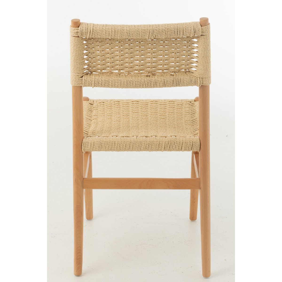 Vue latérale de la chaise Lap, mettant en avant le design élégant